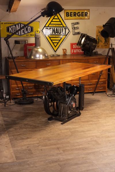 table pied fonte ancienne